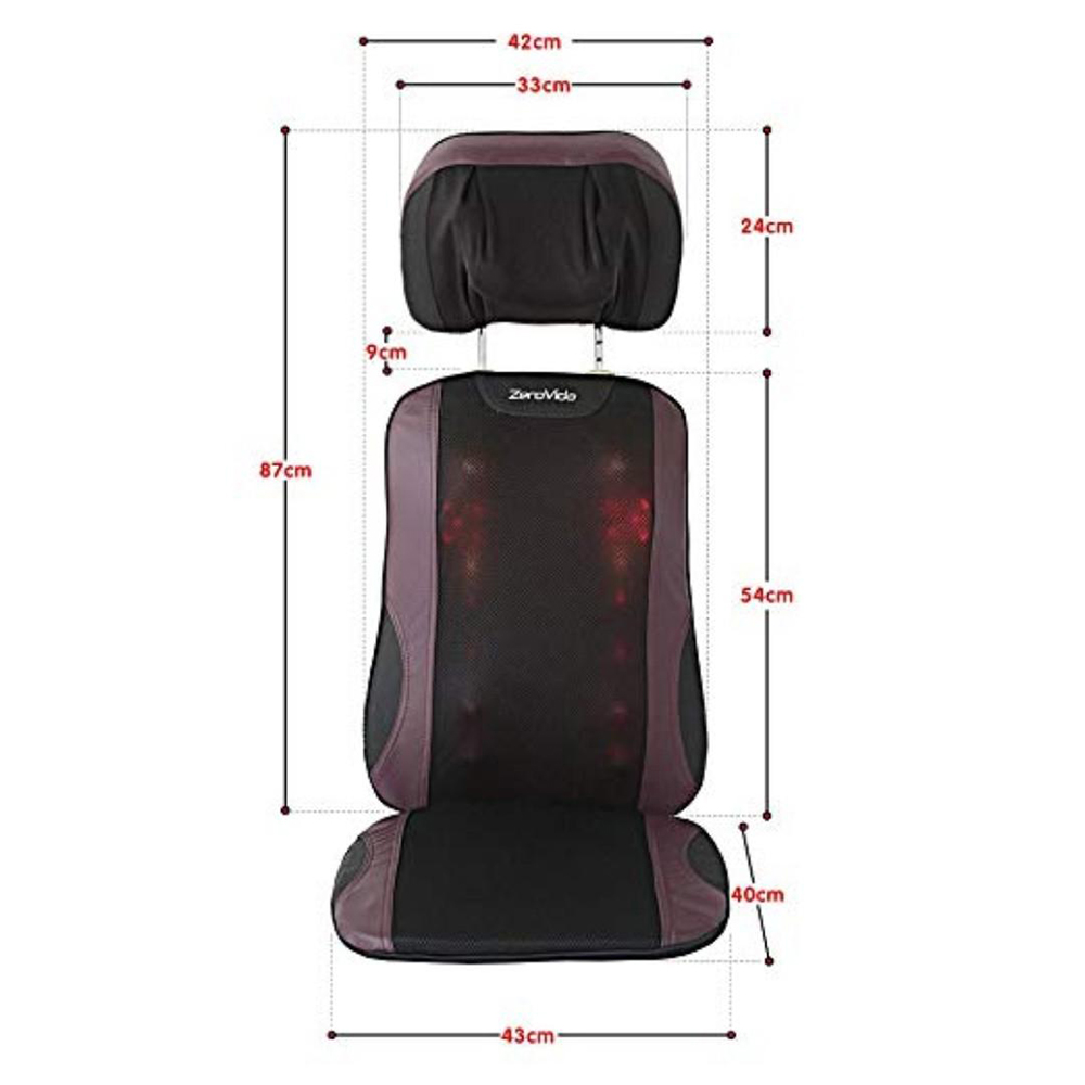 Zerovida Shiatsu Back Massage Cushion (J37)